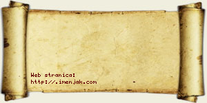 Jovana Vujisić vizit kartica